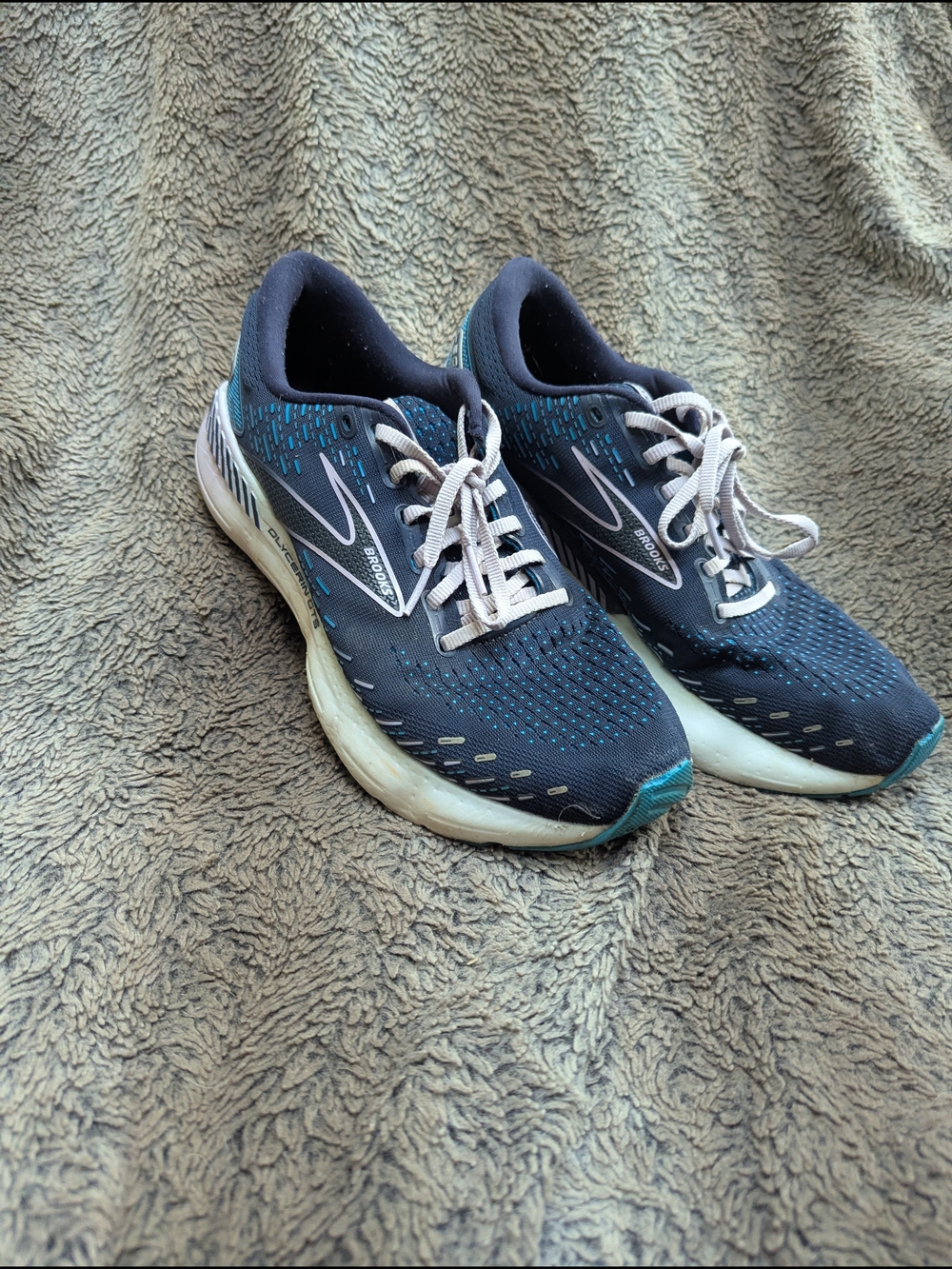 Nike Women's Navy Teal Athletic Running Shoes